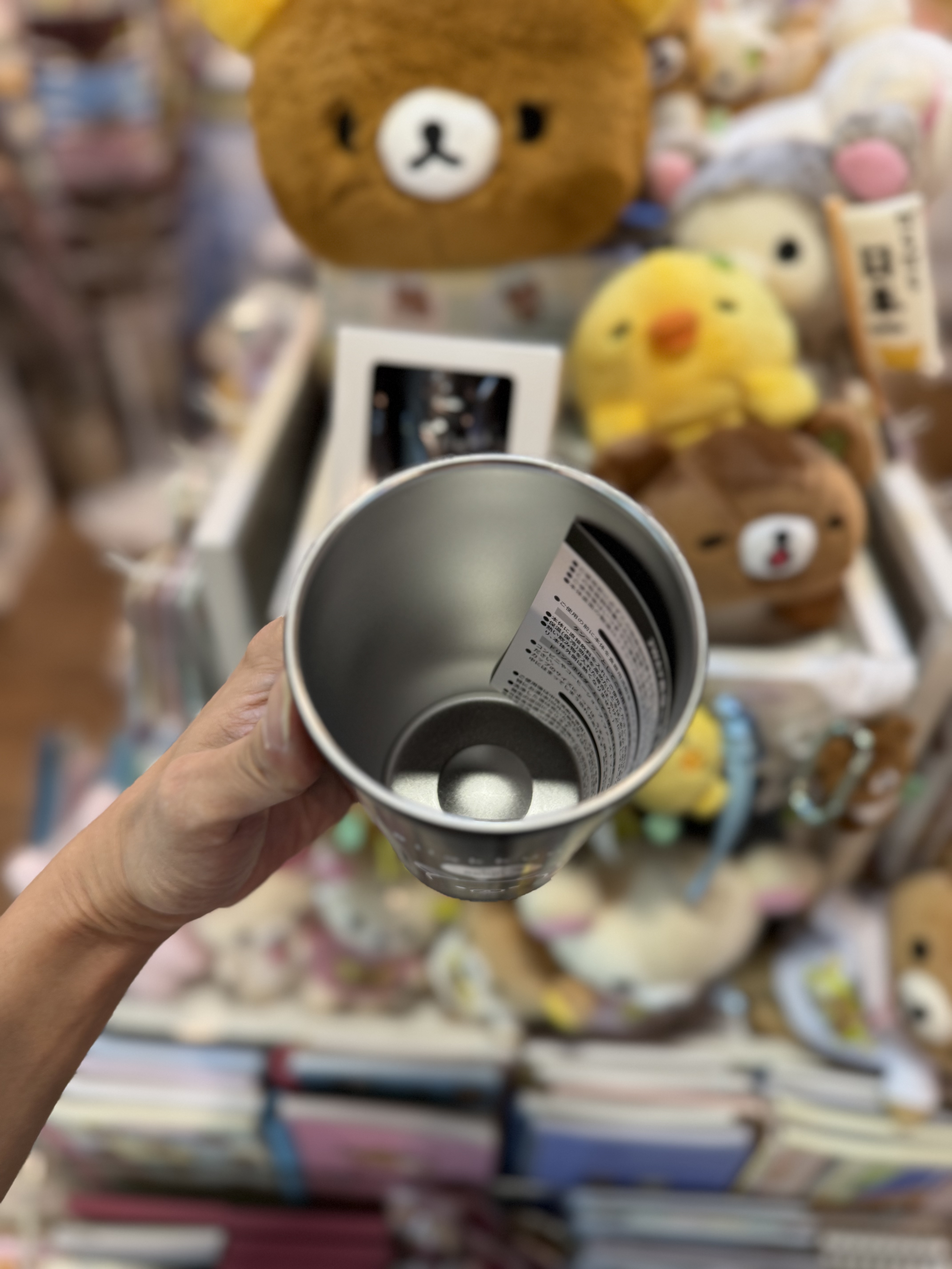 《現貨》全新Rilakkuma黑白造型兩重不鏽鋼保溫杯