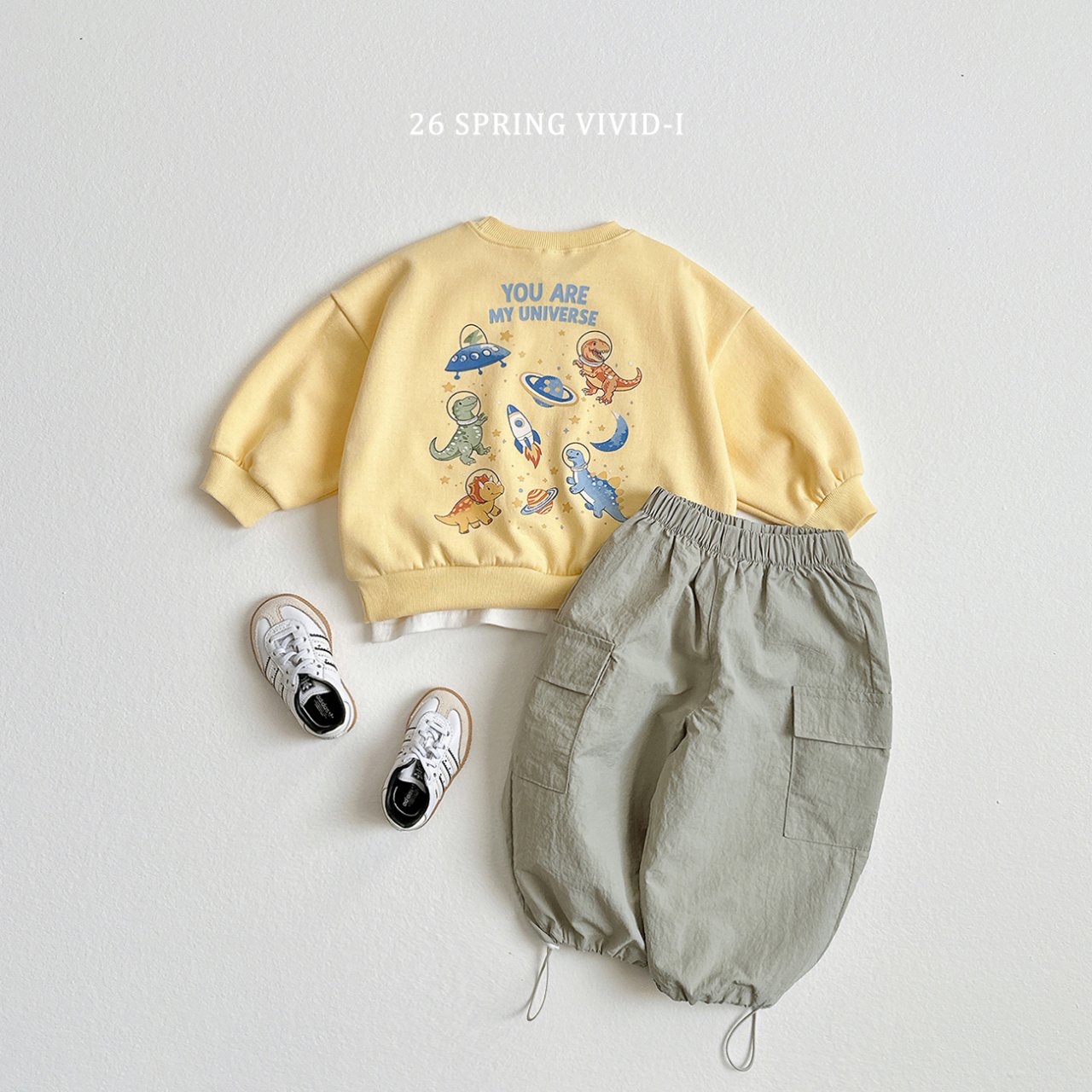 🌸預訂 韓國直送🌸🇰🇷VIVIDI四色口袋寬鬆工裝束腳褲