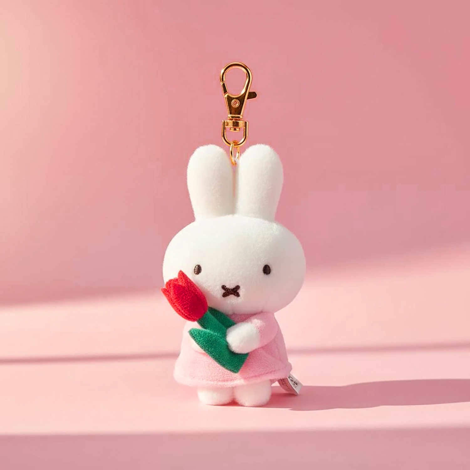 Miffy - 公仔掛飾 (粉紅色鬱金香款)