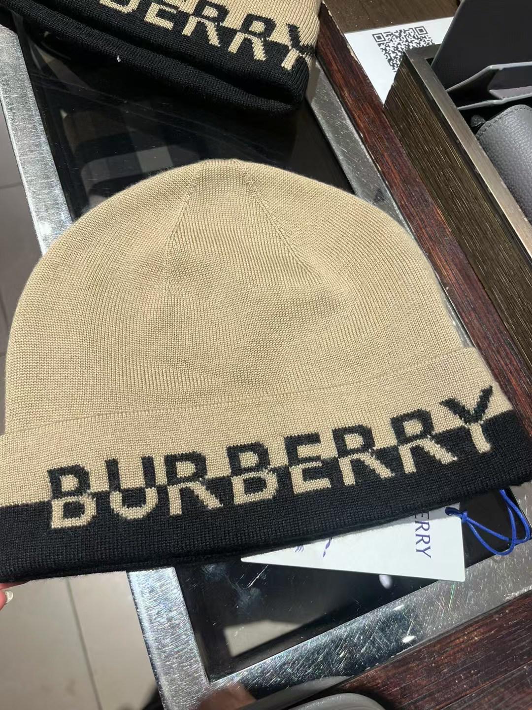 預購 Burberry🌈🌈折扣款 100%棉羊毛冷帽 男女同款 Sale