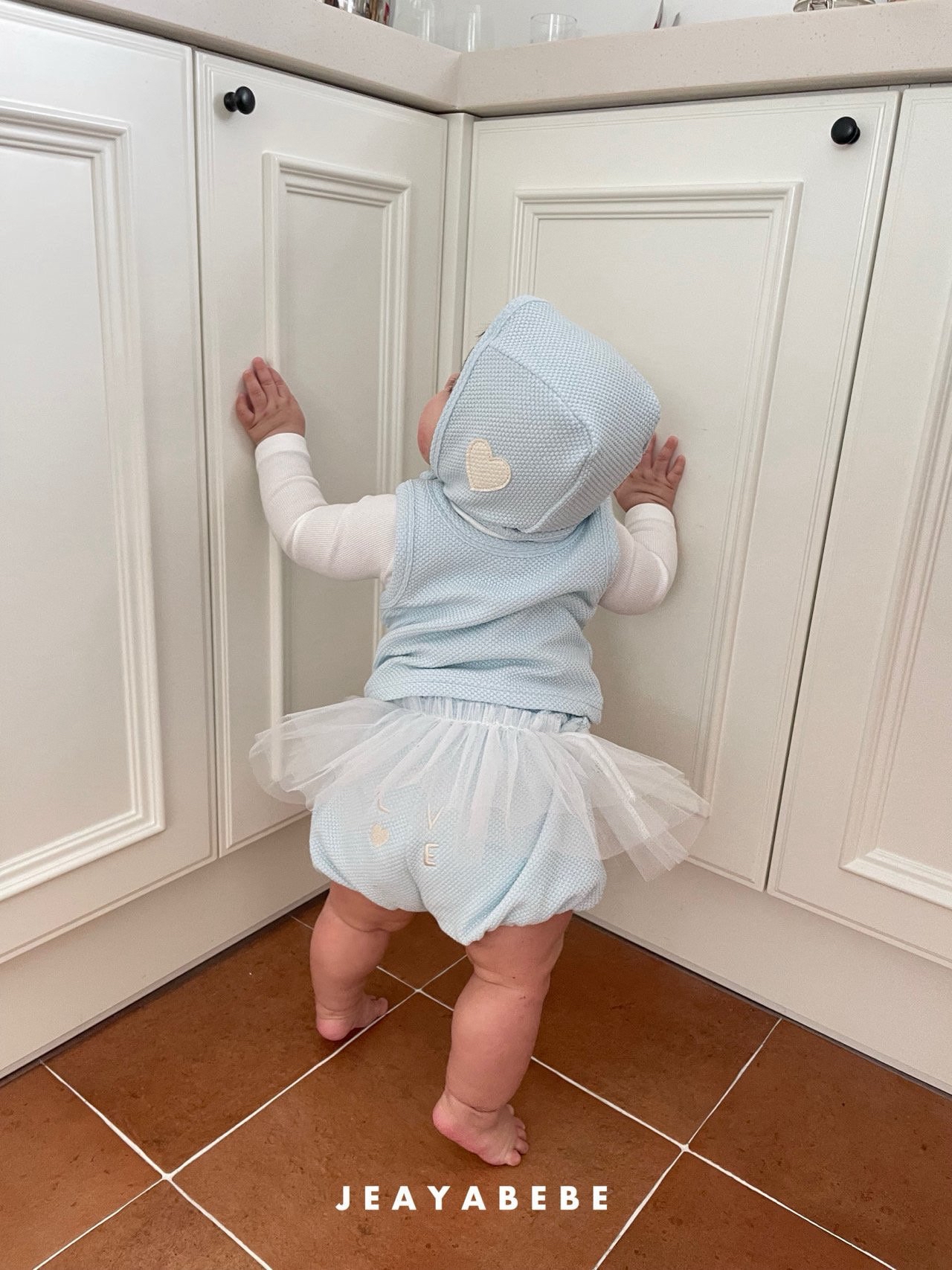 🇰🇷Jeayabebe set (帽+馬甲背心+褲）
