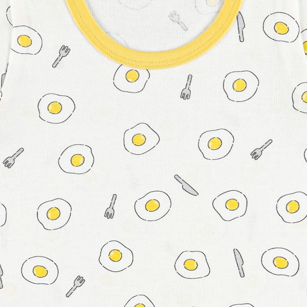 🇯🇵預訂 日本直送🇯🇵飯團炸蝦滿印短袖包屁衣三件套