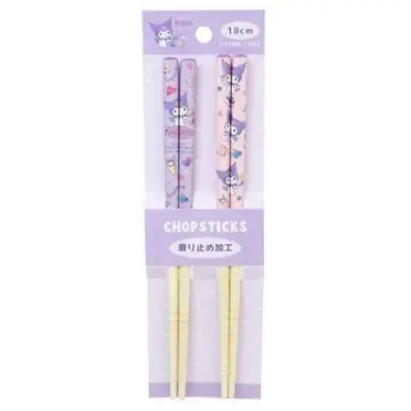 Sanrio-kuromi筷子（兩對裝）