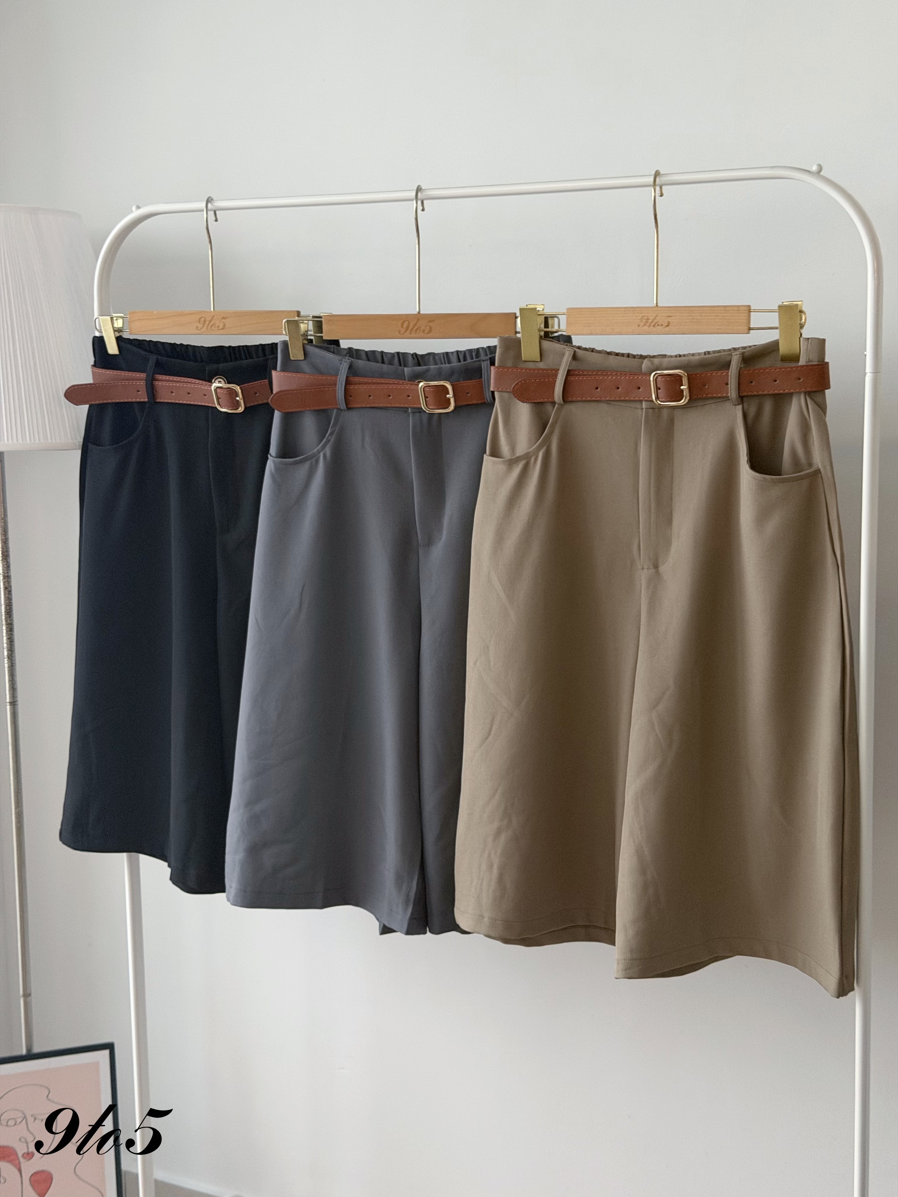 S2024 Cropped Straight Pants - 3 Colors 