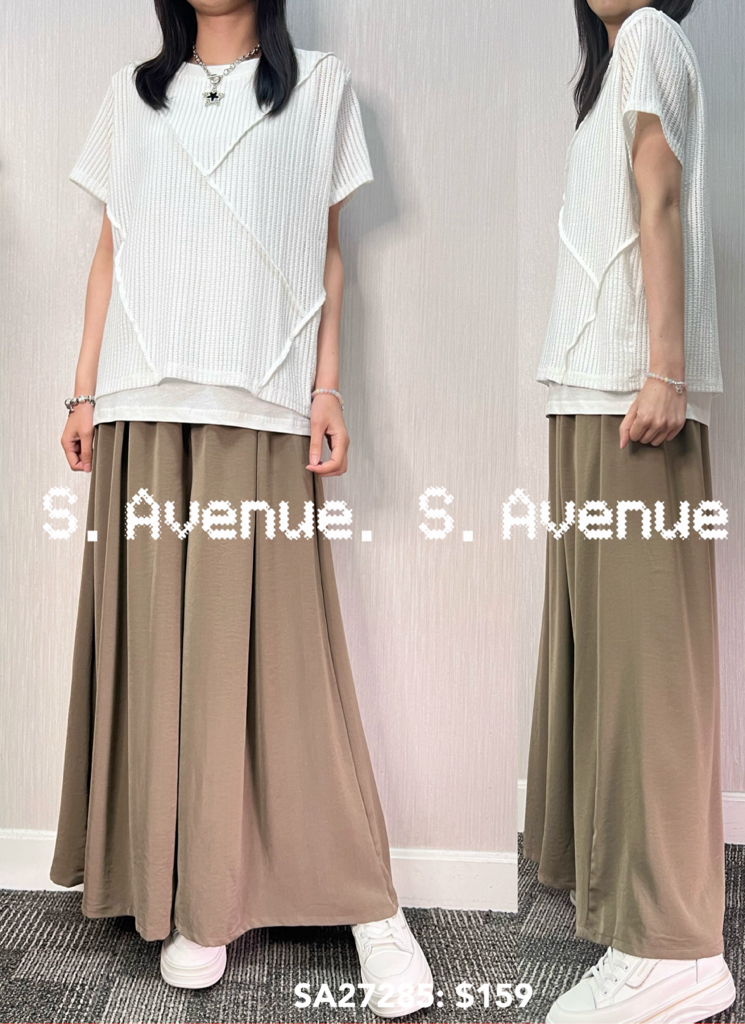 SA27285: 短袖網網拼棉假兩件