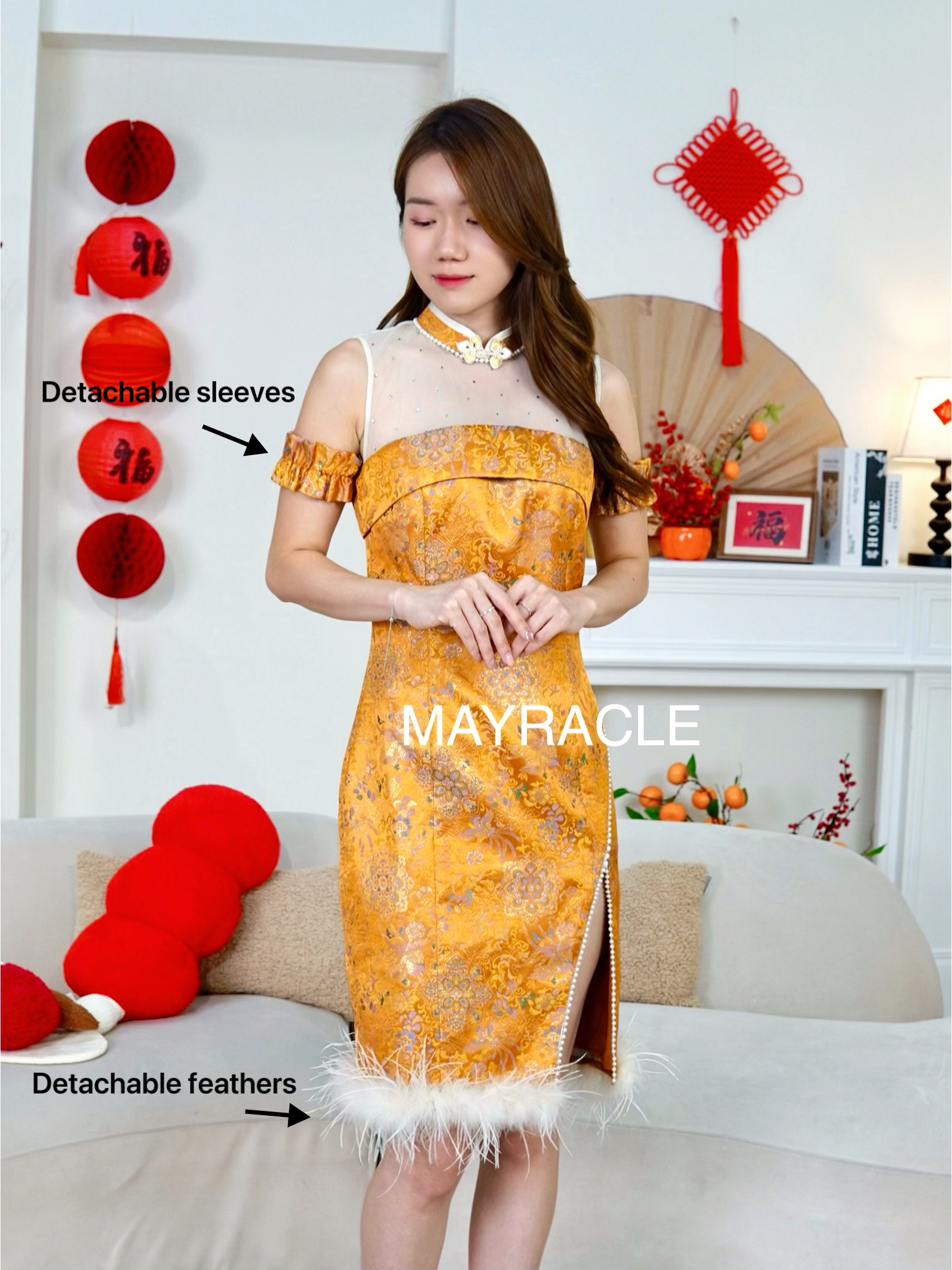 [PRE-ORDER] CNY 2027 Feng (丰) Cheongsam