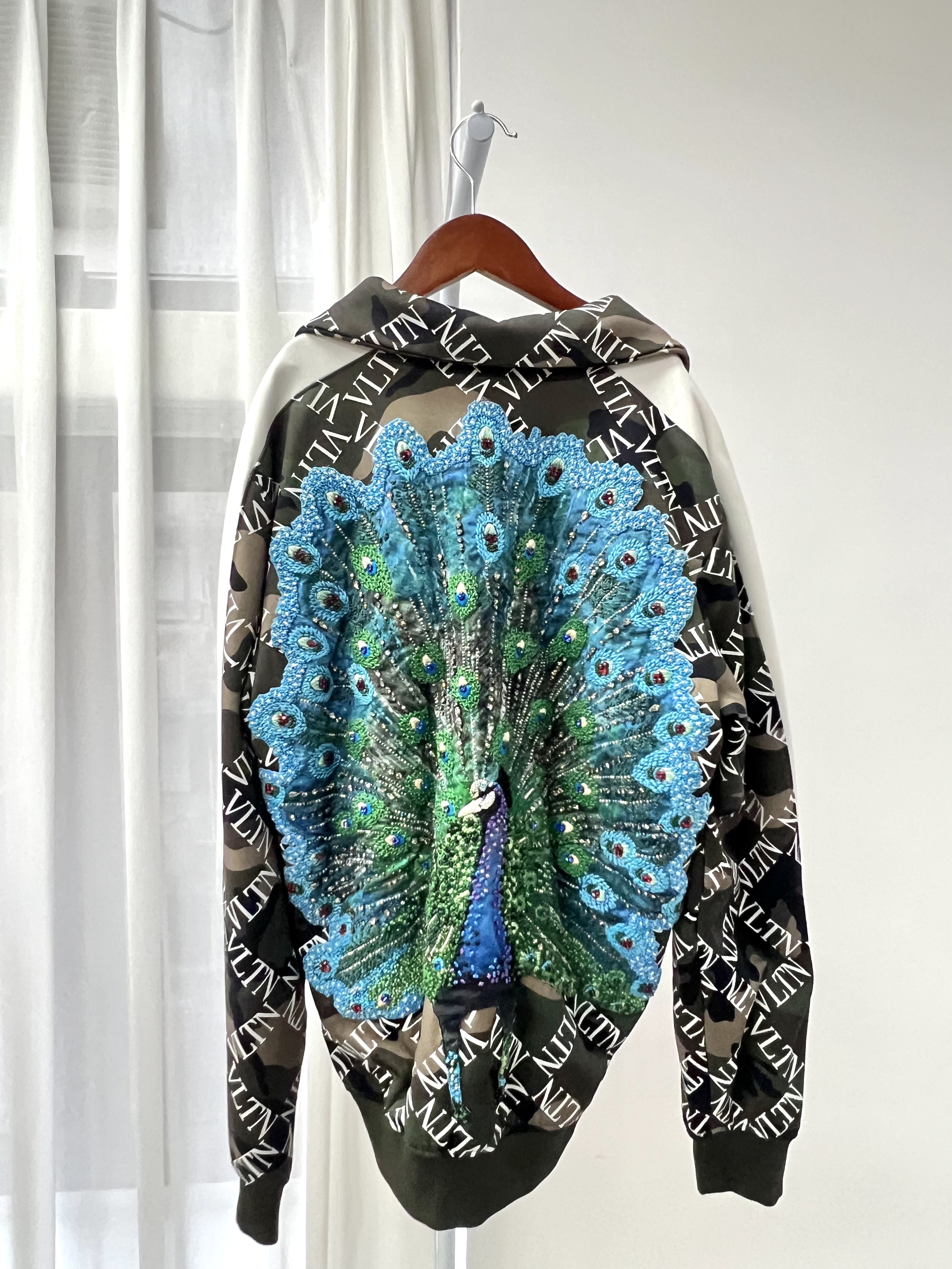 Pre-Owned VALENTINO VItn Camo Bomber Jacket / Product Code: 26051902