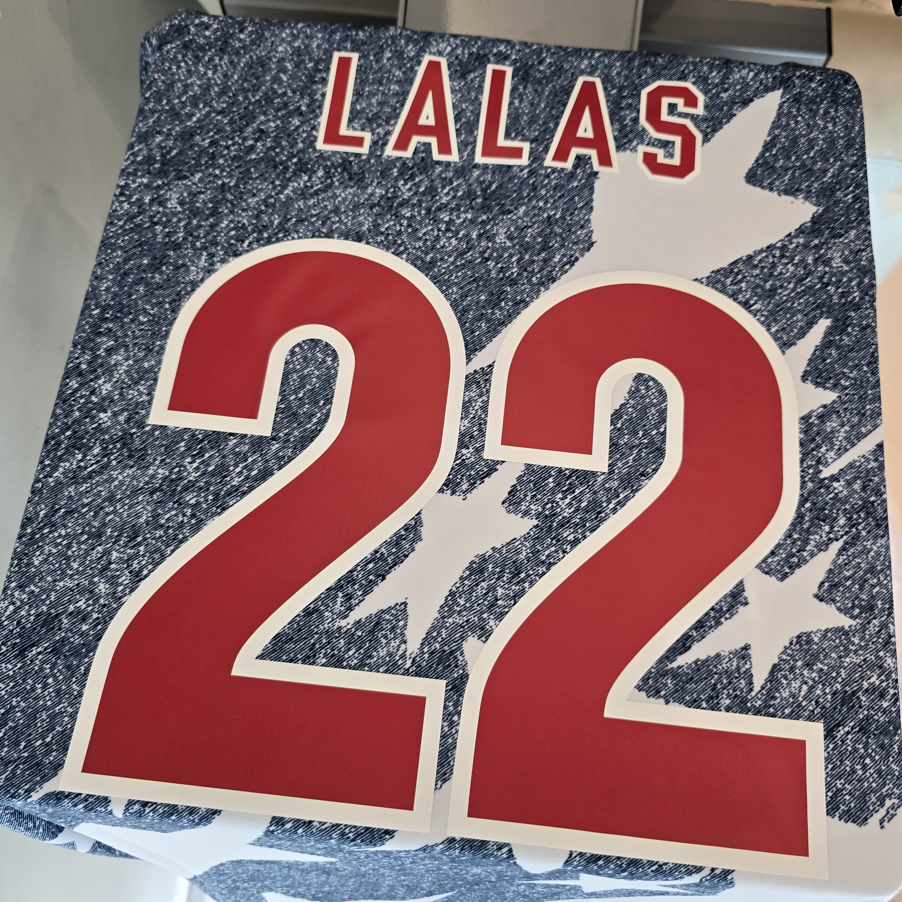 ⚽️ 傳奇歸來：Adidas 1994 美國隊「丹寧星旗」經典重製版球衣 (可加印隊徽+印字) KB2726