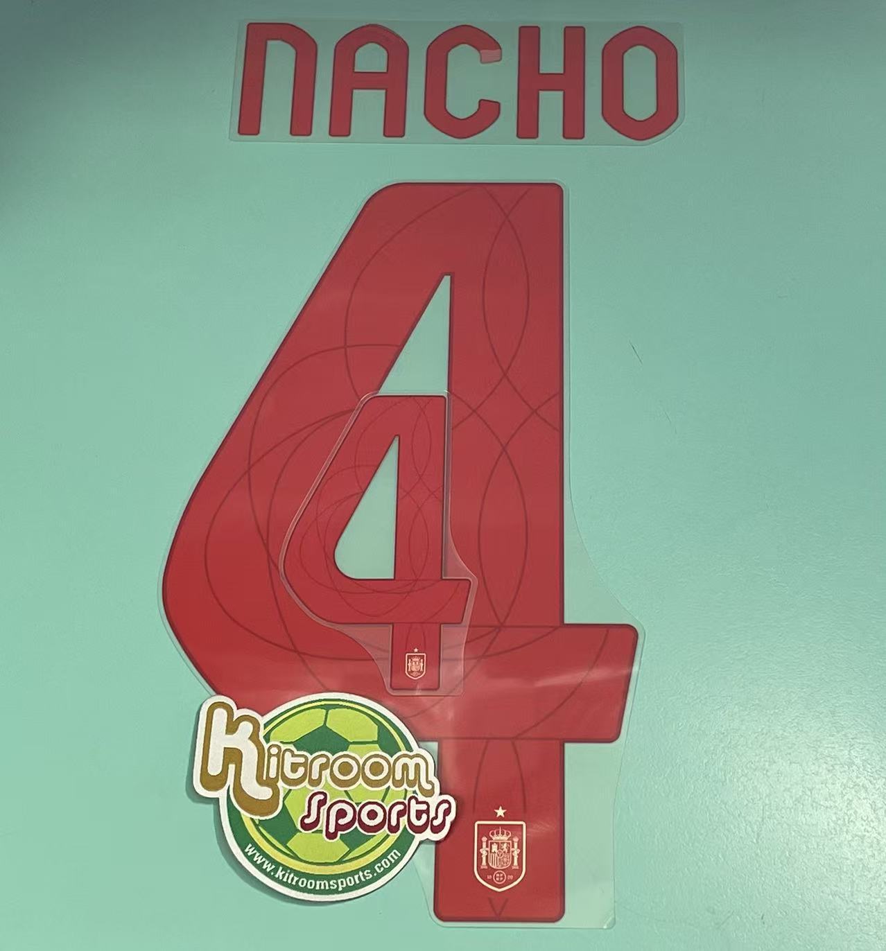 2024 Spain Away Nameset #4 NACHO