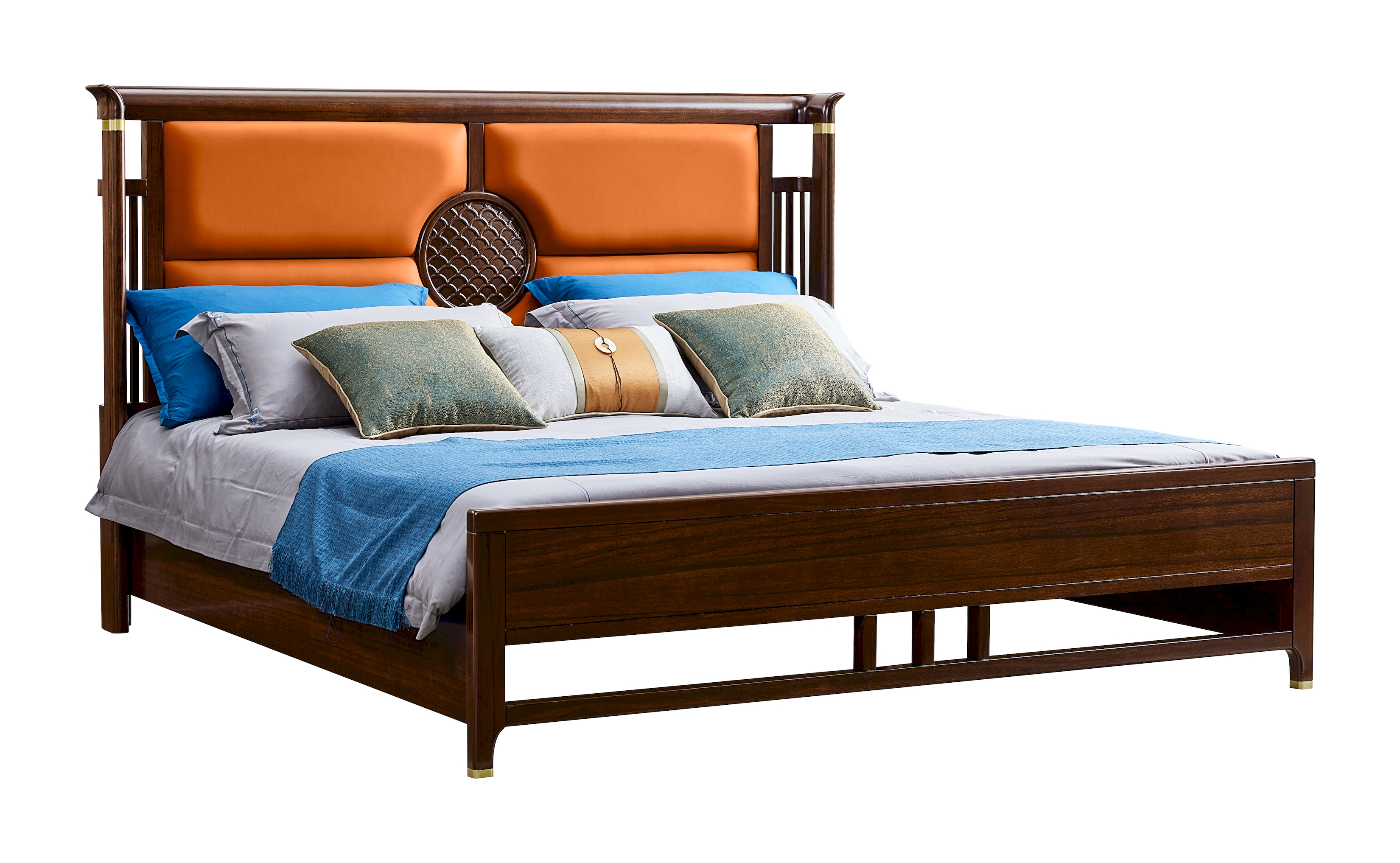 1.8米/1.5米 實木床架 9025