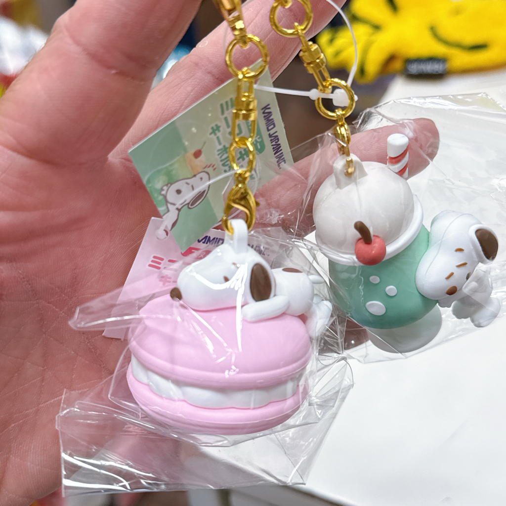 日本版Snoopy Olaf Woodstock 立體鎖匙扣