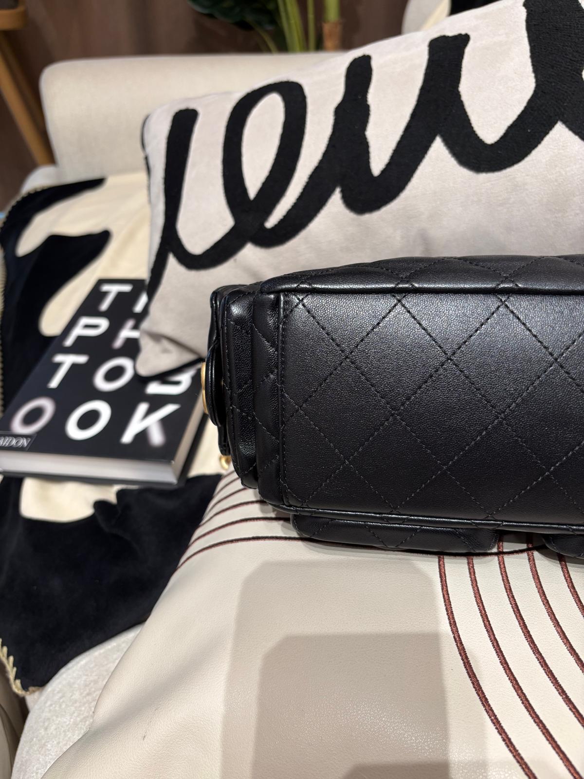 Chanel 25 Hobo Bag 黑金 100%Authentic,95%new ✅收據✅晶片✅塵袋✅盒