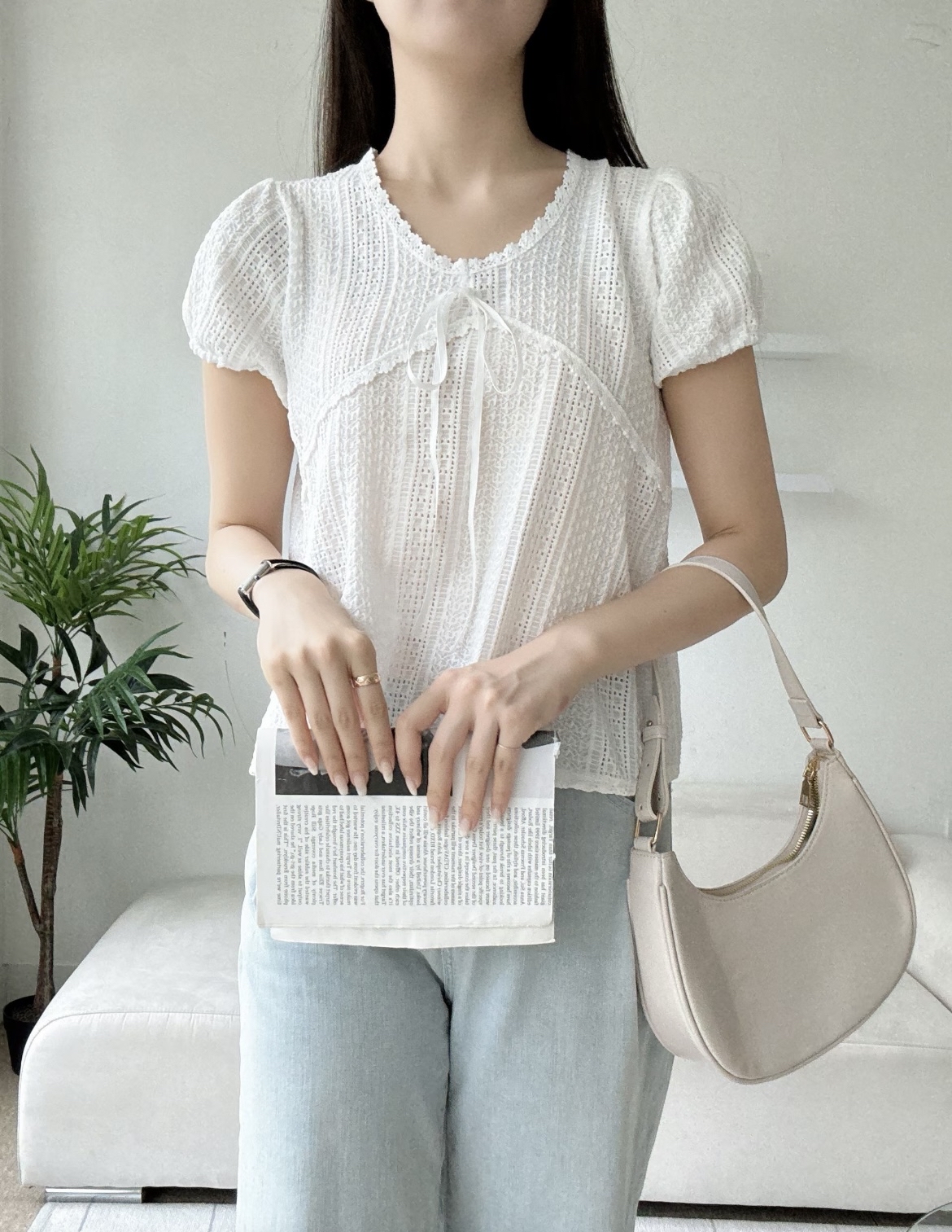 ❥ 甜 美 蝴 蝶 結 娃 娃 上 衣 。 