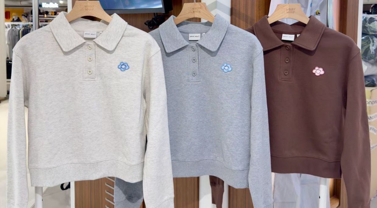 🌱​WACKY WILLY🌱 女款polo 花花polo shirt 韓國連綫折扣💛 Size s /m