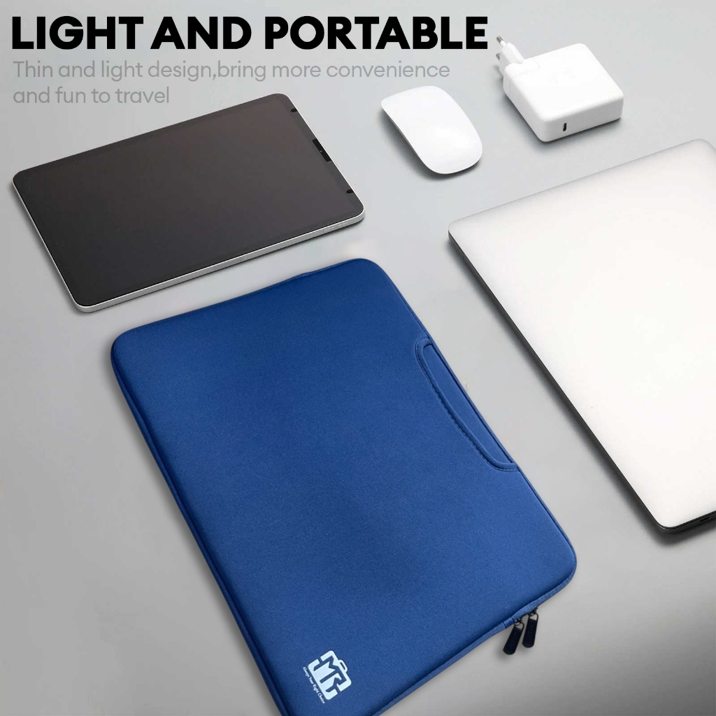 11 - 15.6 Inch Mister Right Handle Sponge Laptop Sleeve