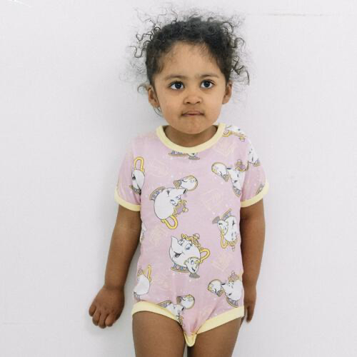 🇯🇵預訂 日本直送🇯🇵茶煲太太人物滿印純棉短袖包屁衣