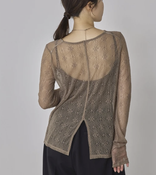 網紗內搭上衣 - 2026 流行穿搭  網紗上衣 春夏時尚穿搭 成人休閒 時尚穿搭 易於配搭 日本直送   #JP-I-260022