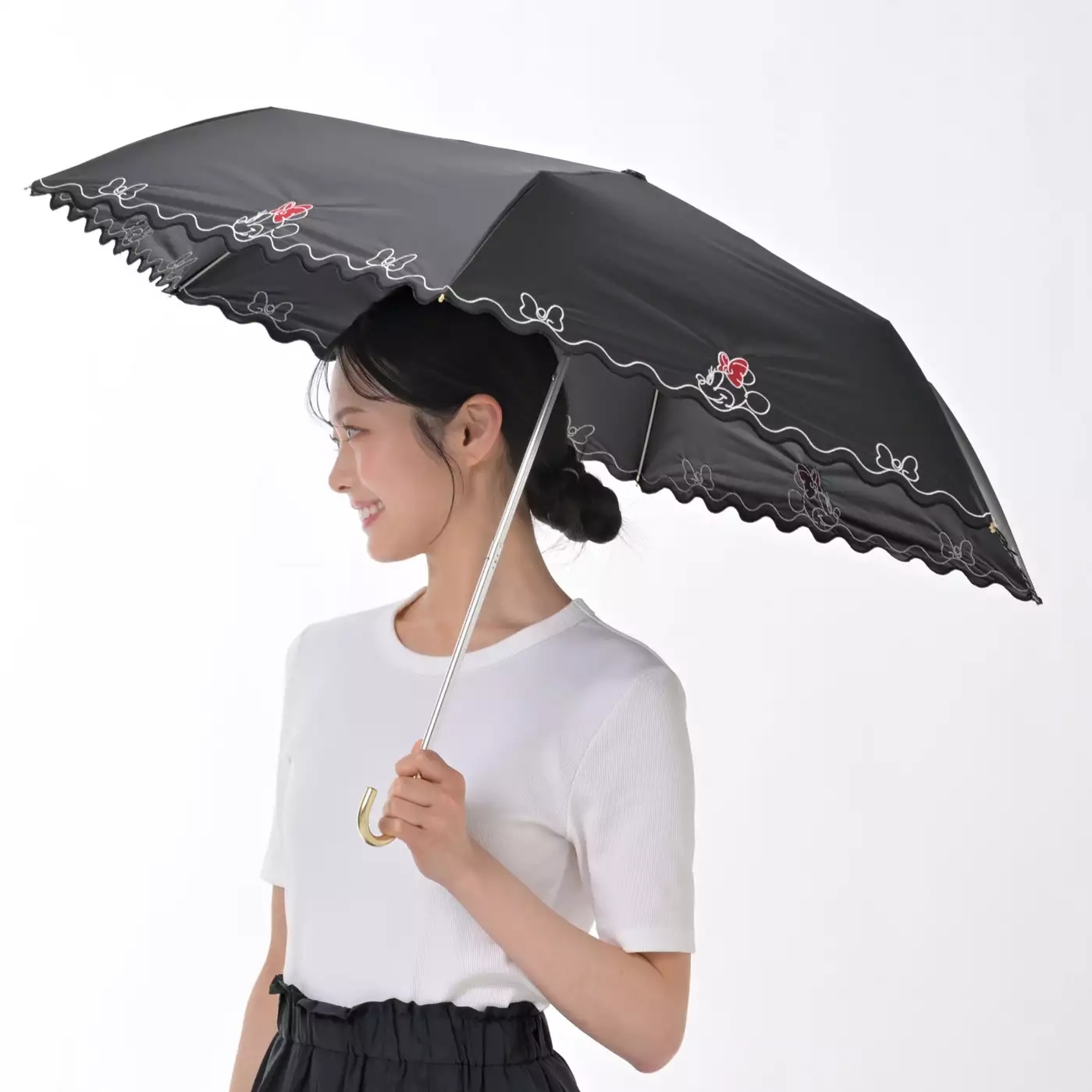 🌸 【預訂】Minnie UV縮骨遮 - SHINY DAY