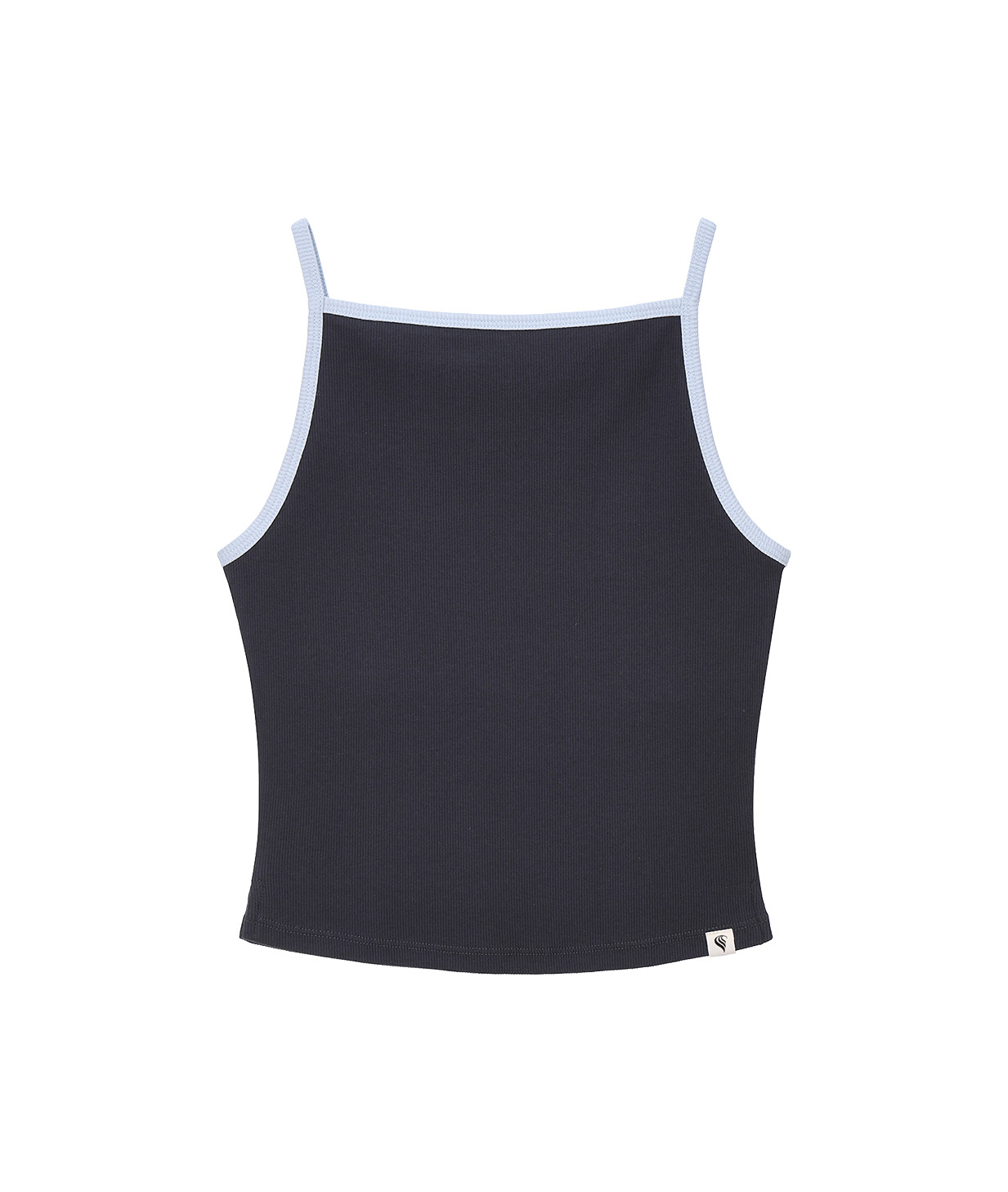 預購_Cap-embedded color cropped sleevelesss by Conch