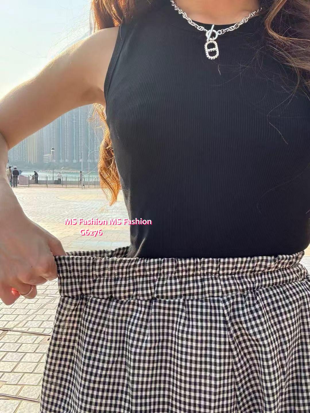 G6276 韓國🇰🇷背心+闊褲Set