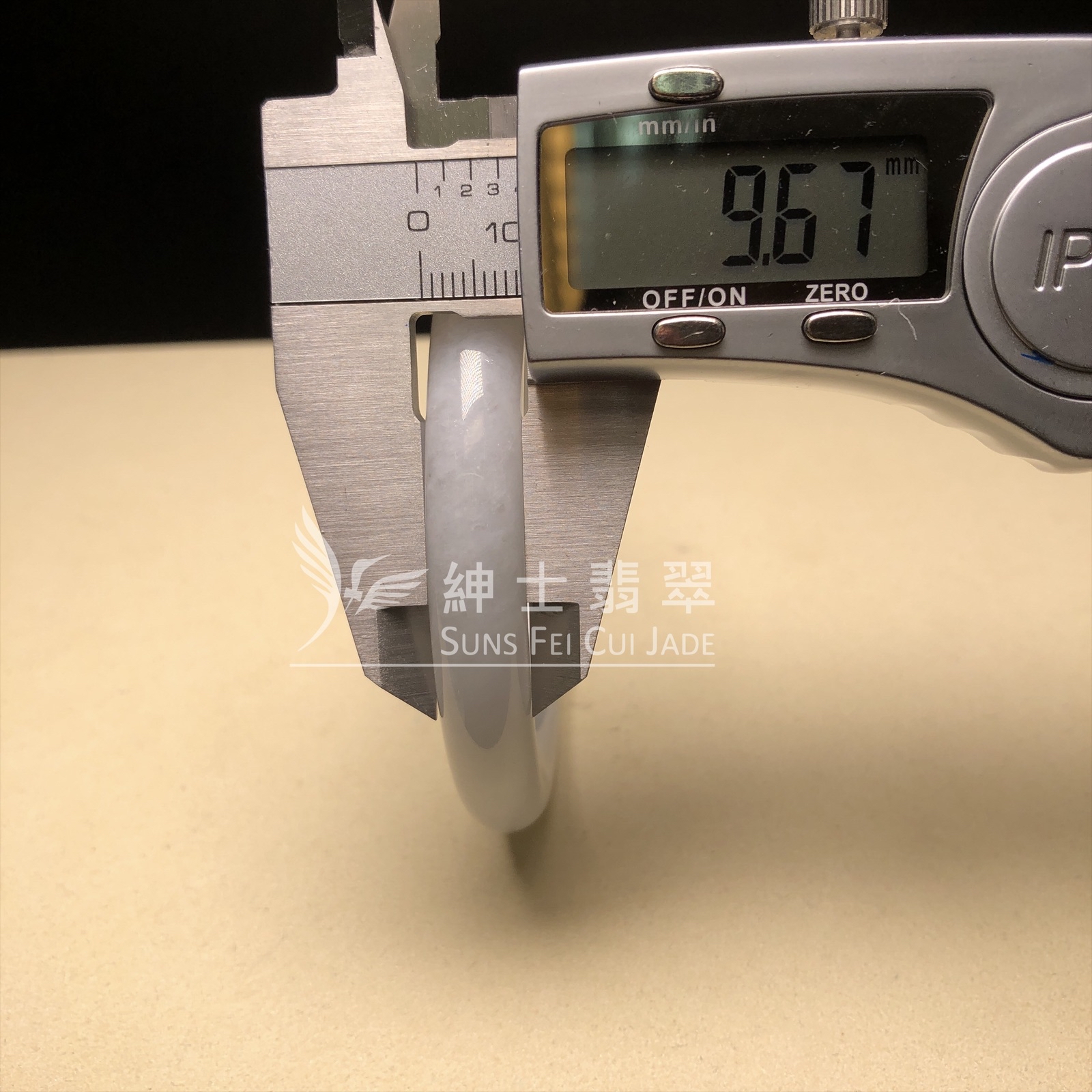 YM0288 白月光圓鐲54.5mm