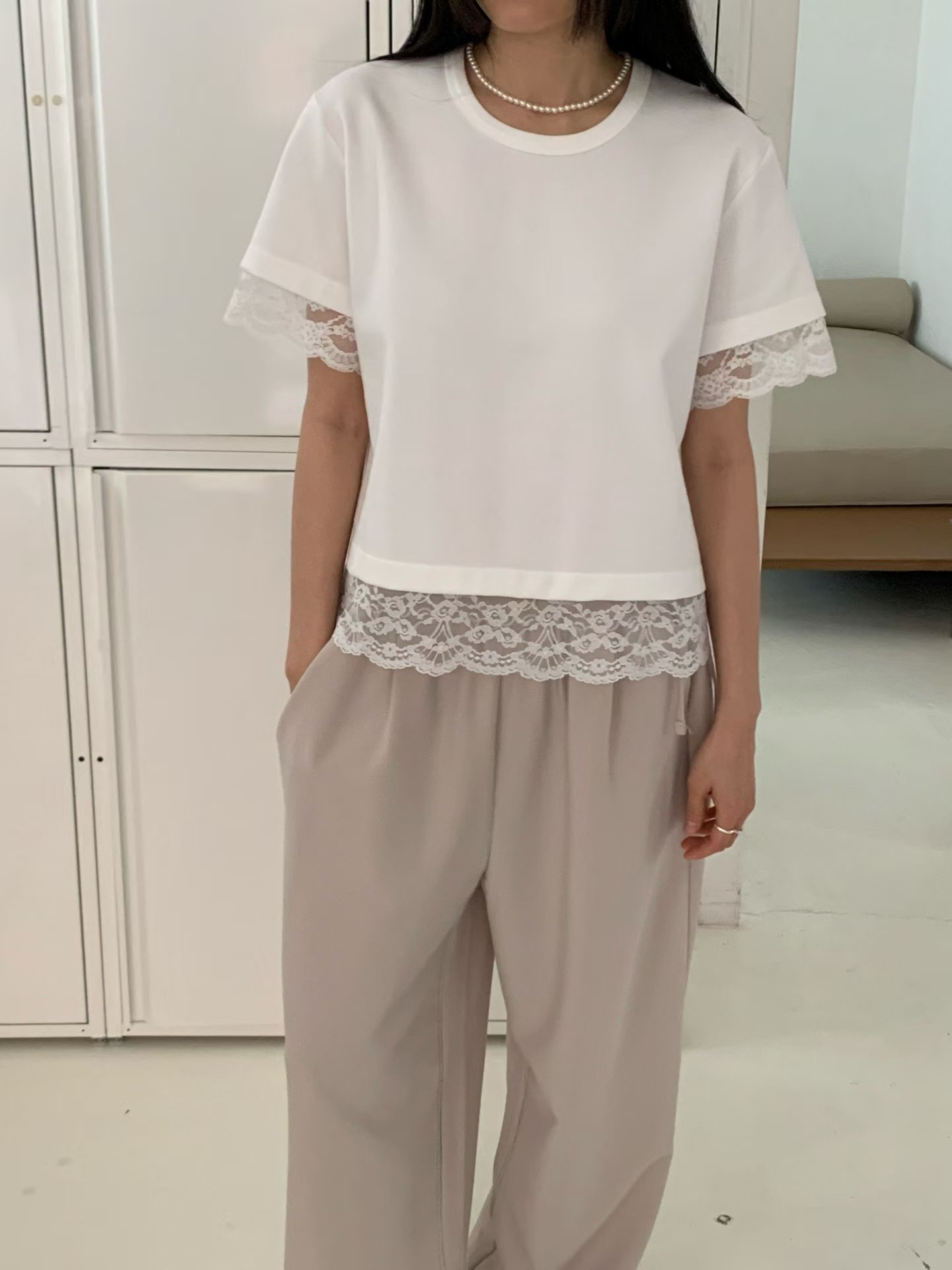 A street  lace 腳Top