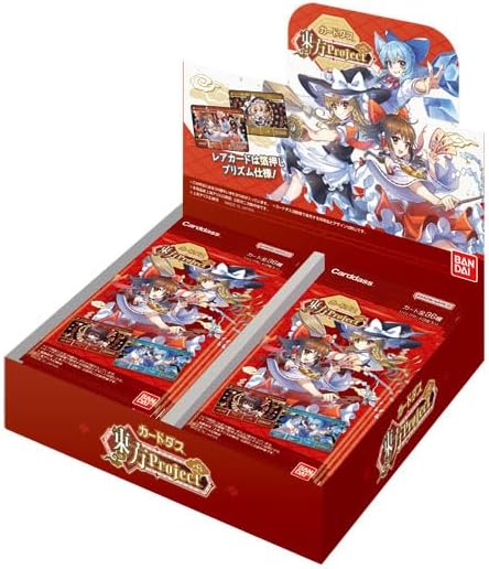 (行版) Bandai Carddass 東方Project 收藏卡 第一彈 (1包3張卡 / 原盒20包) 