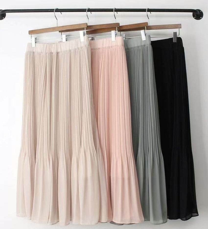 Made in korea 🇰🇷百摺雪紡裙