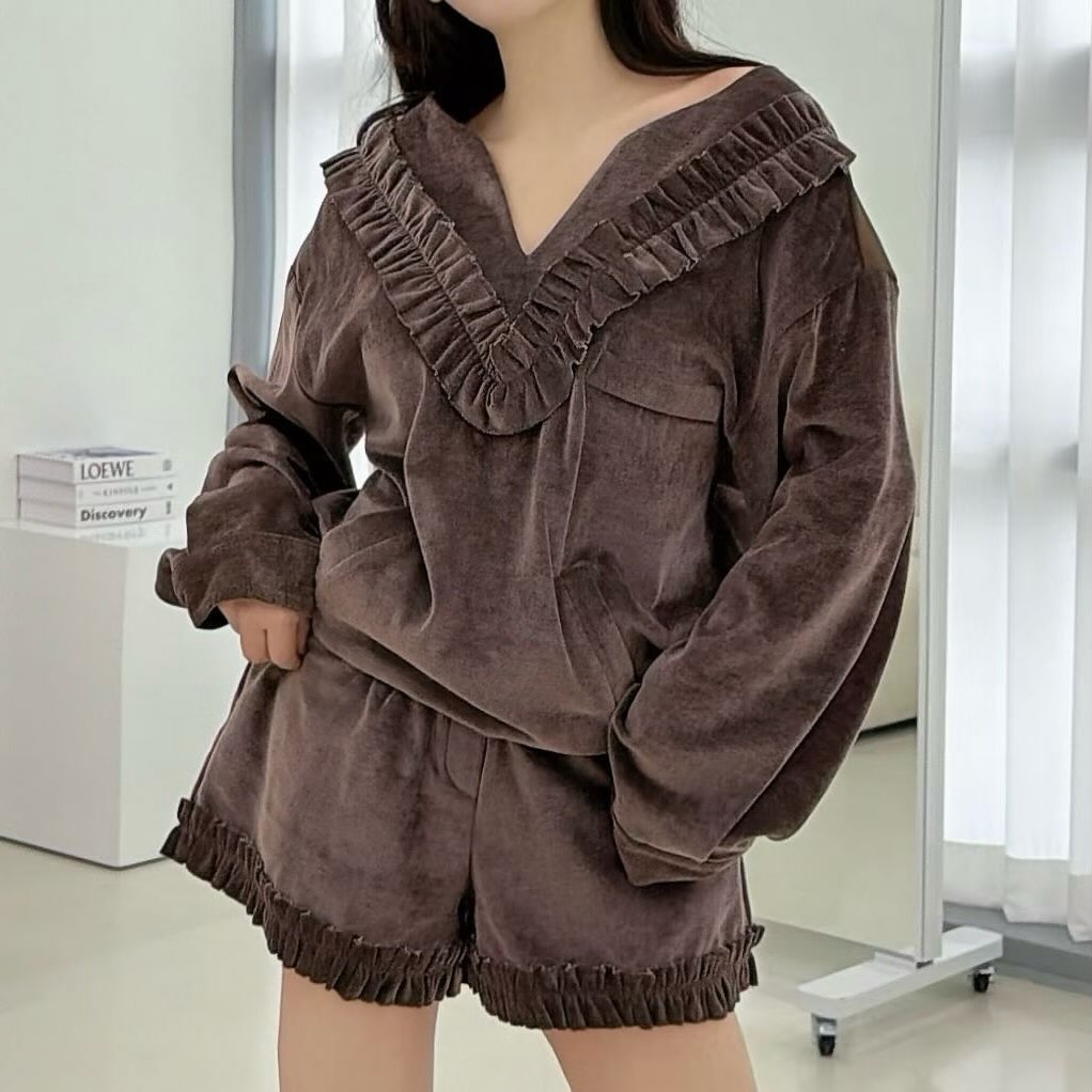 (2026FW) ECHOPARTY - TOP & SHORTS 