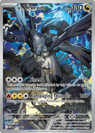 Pokemon TCG  Mega Evolution Promos - N's Zekrom-031