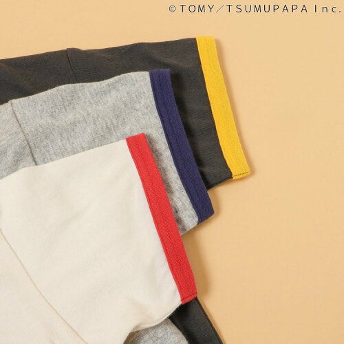 🆕【⭐訂購⭐】🇯🇵日本直送🌀#Tomica 拼色綑邊袖 刺繡貼布 短袖T恤［3款選］🌀 [ELDA-0275][260530]