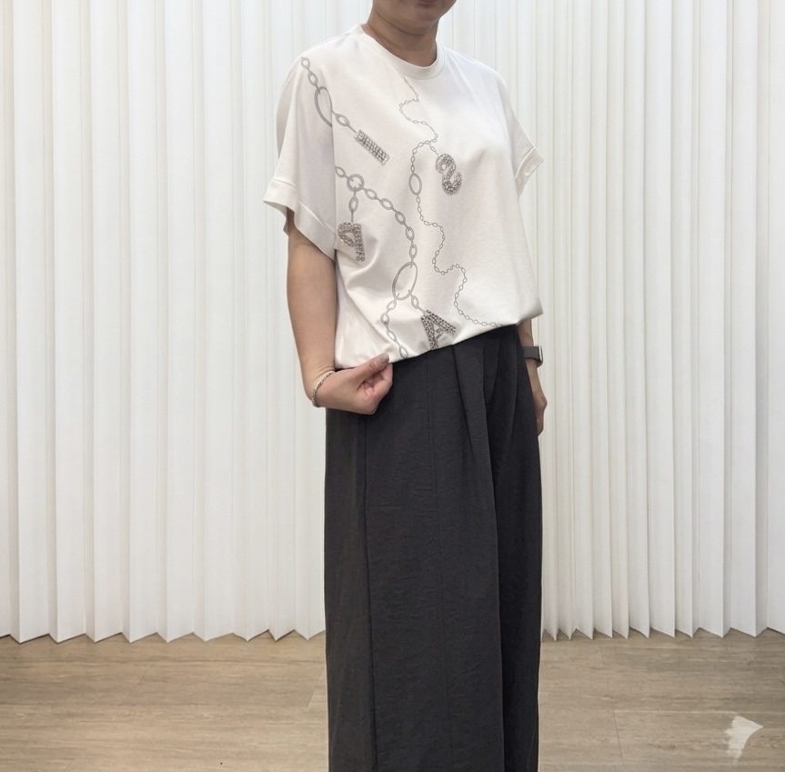 垂墜涼感滑身闊腳裙褲 M636 417025279