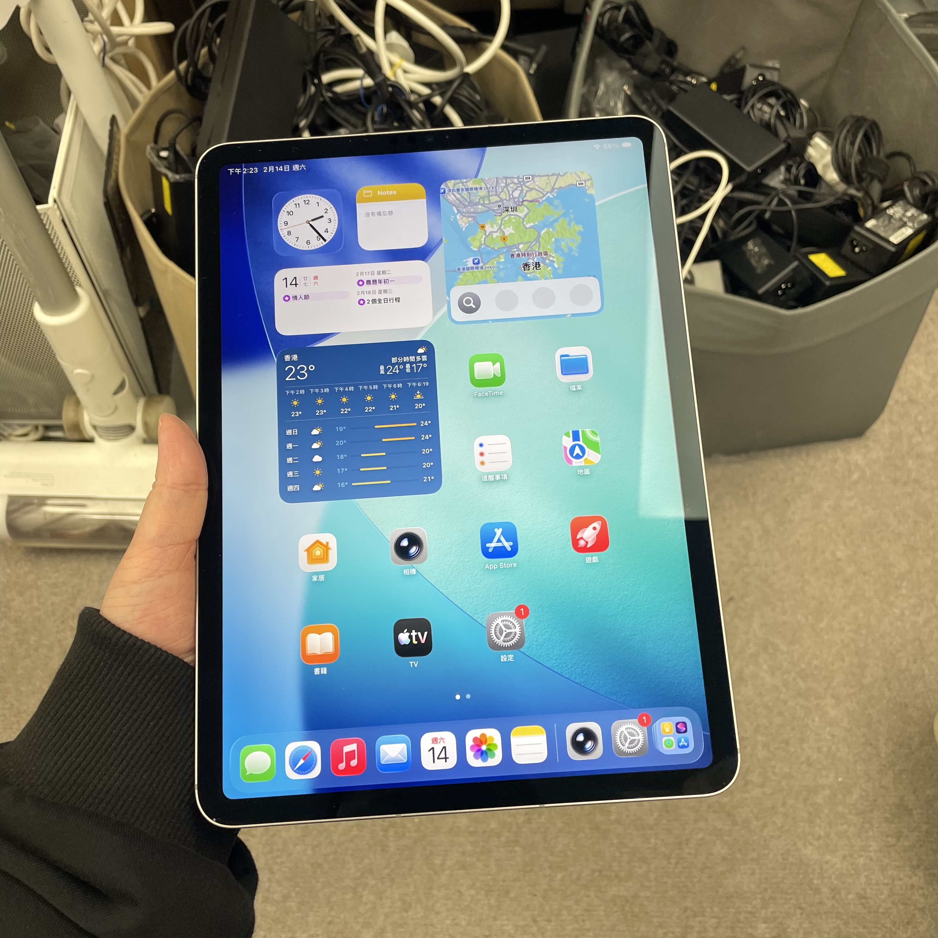 *595092 iPad Pro 4 11吋 M2 完美機 256GB 插卡版 灰色 gray