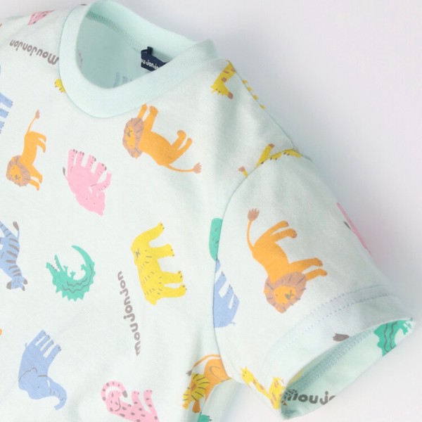 🆕【⭐訂購⭐】  🇯🇵日本直送 🌀#日本製 全身動物印花 短袖TEE［2款選］🌀 [ELCA-0071][260409]