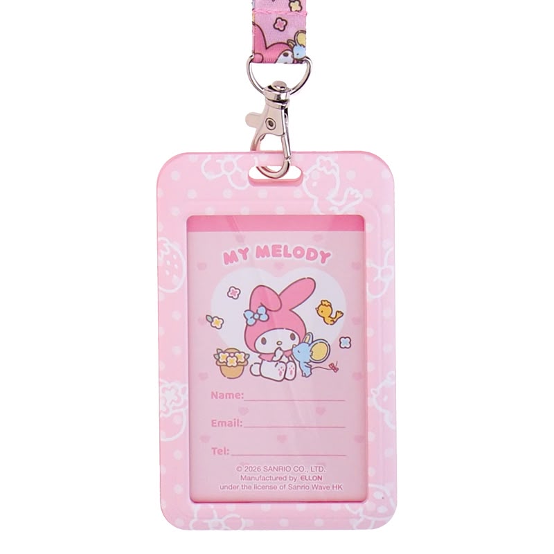 My Melody Plastic Card Holder w/ Neck Strap 証件套連頸繩