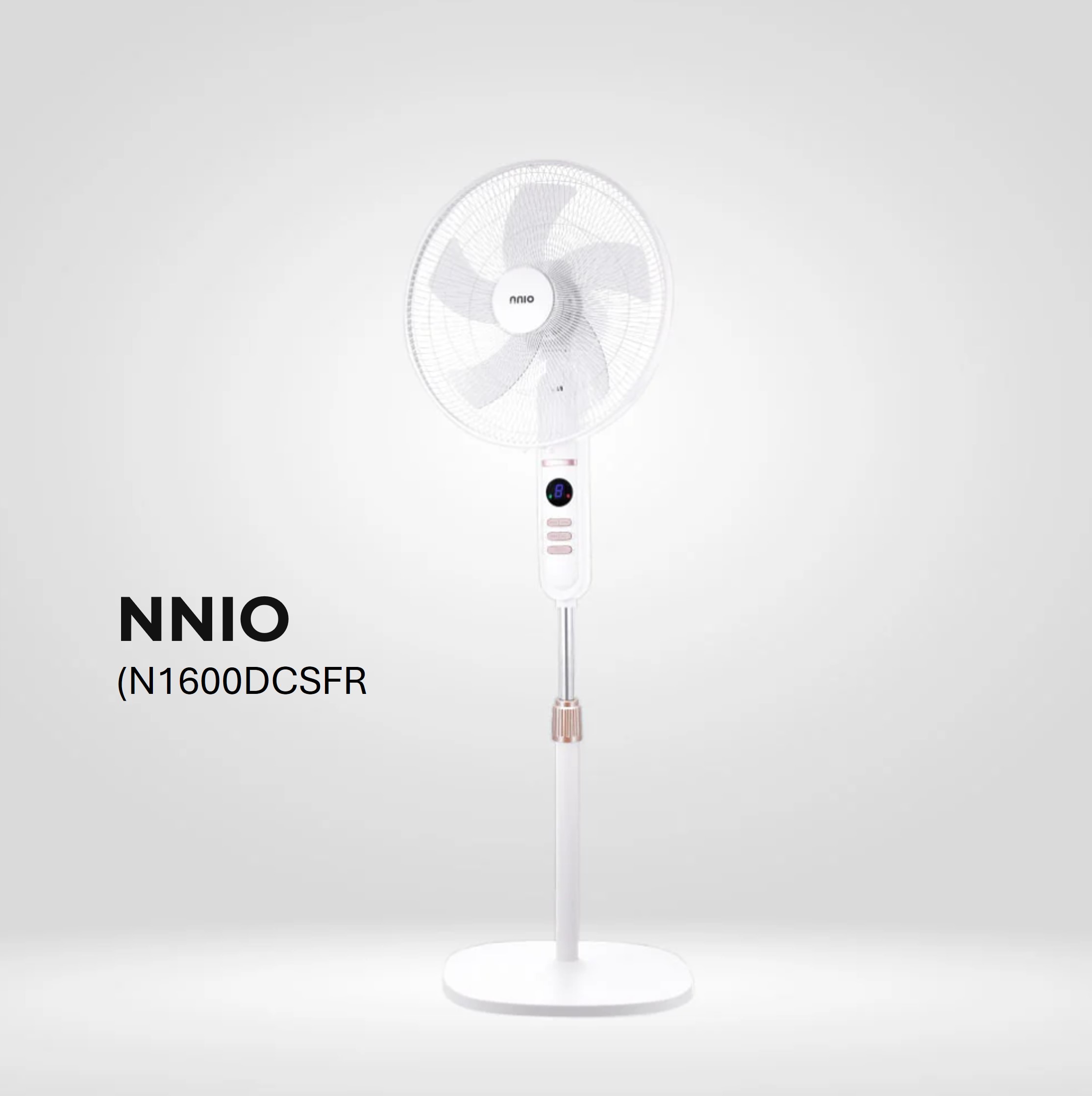 16" BLDC Motor Stand Fan with Remote Control, 9 Speed, 3 Mode (N1600DCSFR)