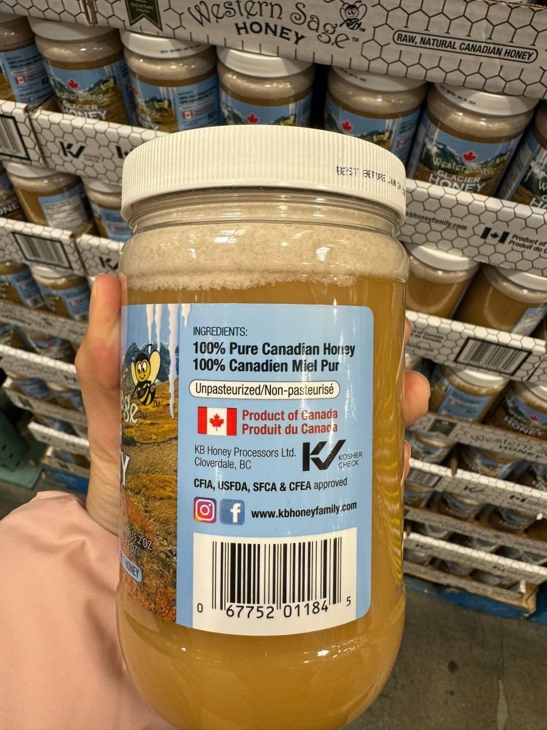 Western Sage 加拿大純天然無毒冰川冰蜜/原蜜1kg