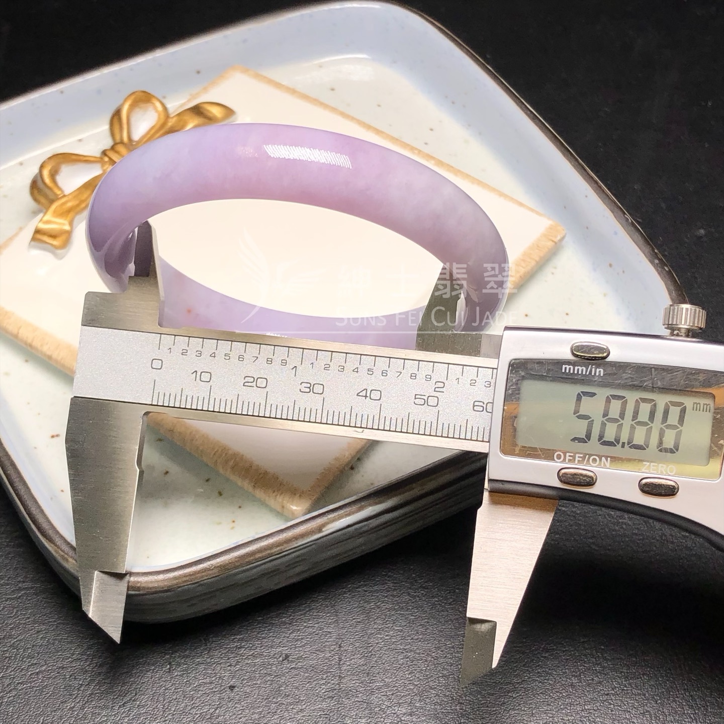 木那紫翡翠福鐲58.8mm YM00177