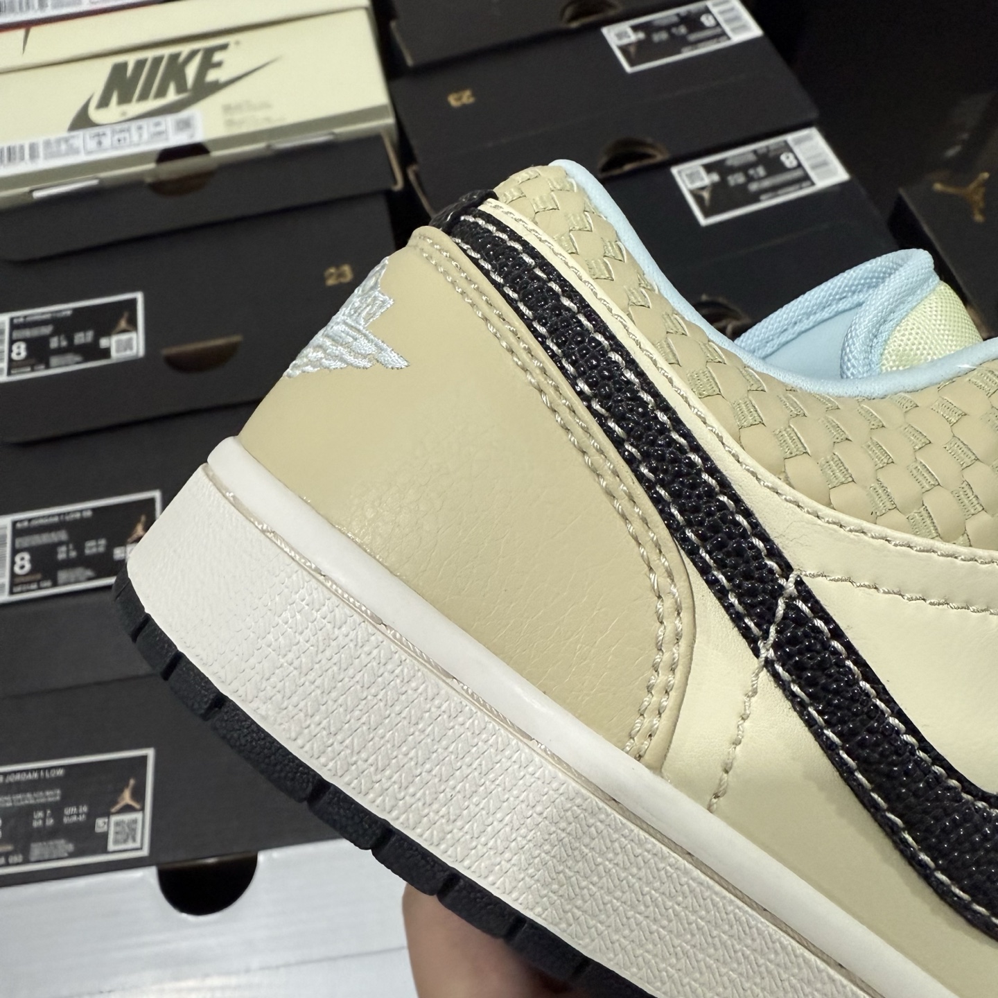 Nike Air Jordan 1 Low SE "Coconut Milk Black Muslin" HQ3437-101