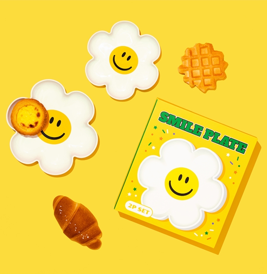 Wiggle Wiggle Smile Plate 2P Set