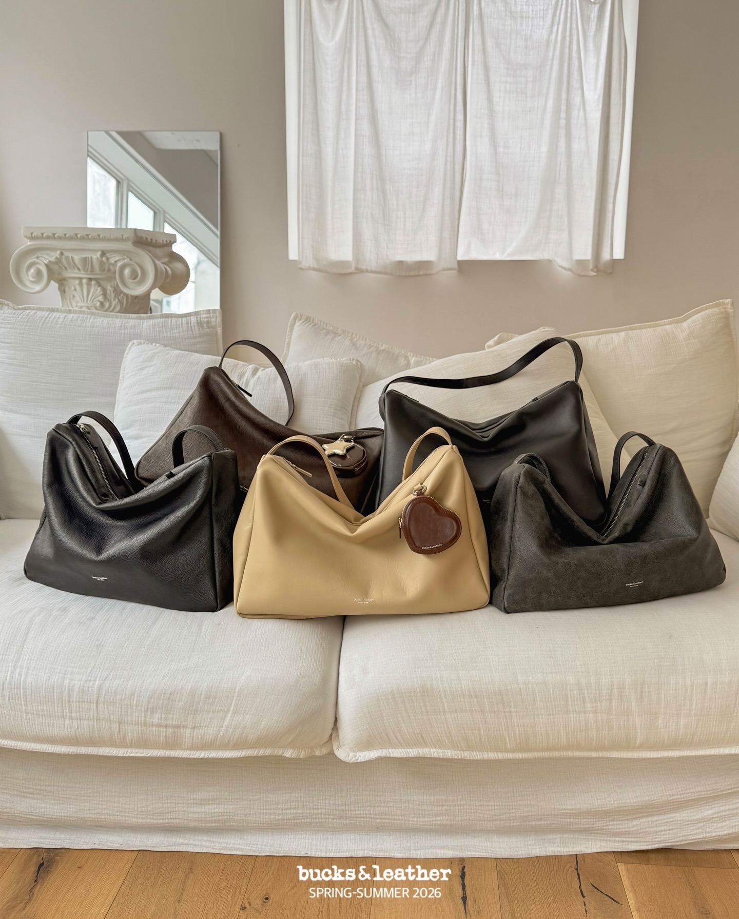 【26SS】 預訂_Porter Bag L By Bucks & leather