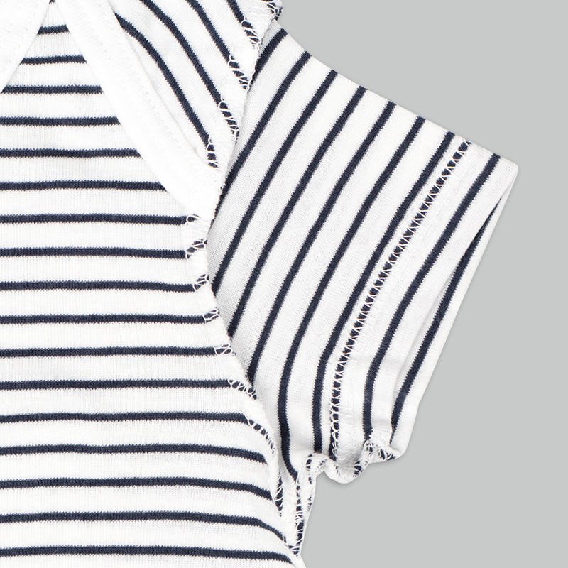 🇯🇵預訂 日本直送🇯🇵純色間條純棉短袖包屁衣兩件套