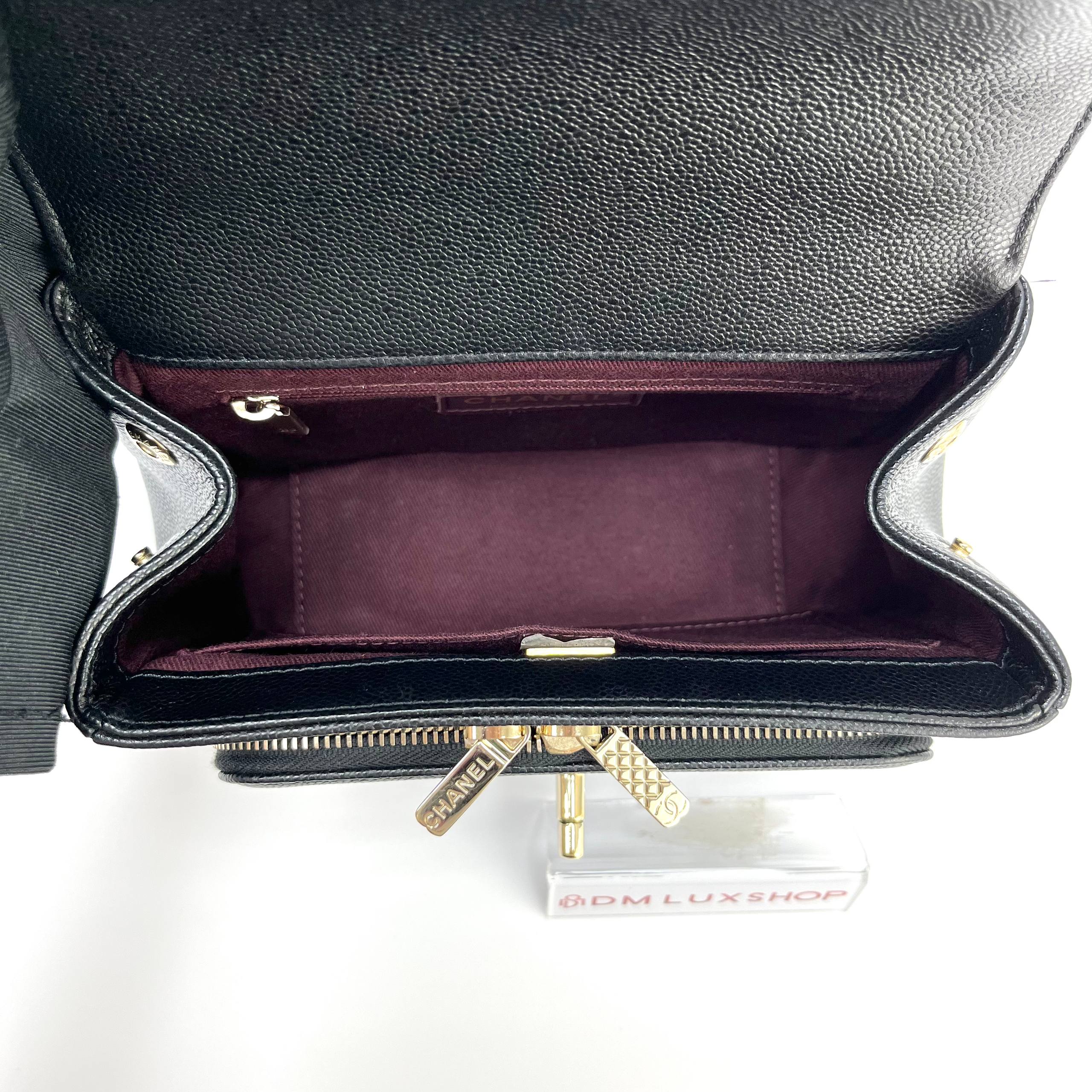 Chanel Black Caviar Business Affinity GHW (Microchip)