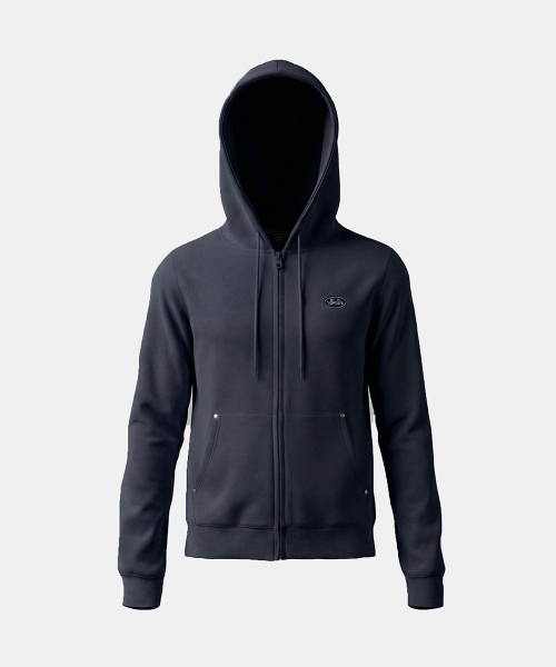 BS Soft Terry Zip-Up Hoodie - Navy