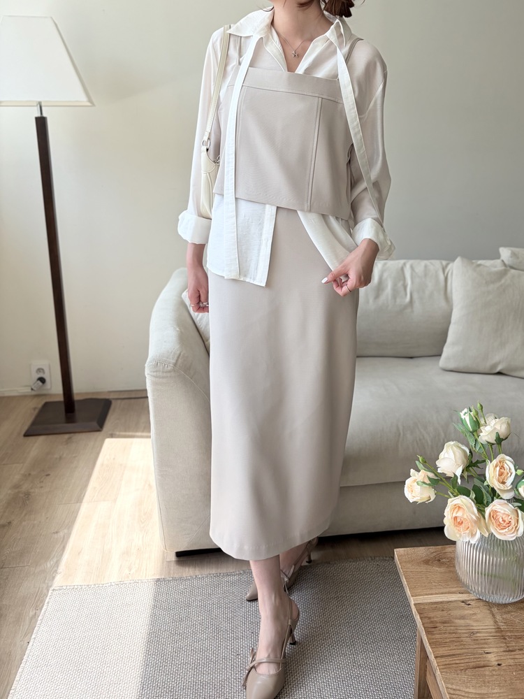 Tie Detail Sheer Blouse (Ivory)