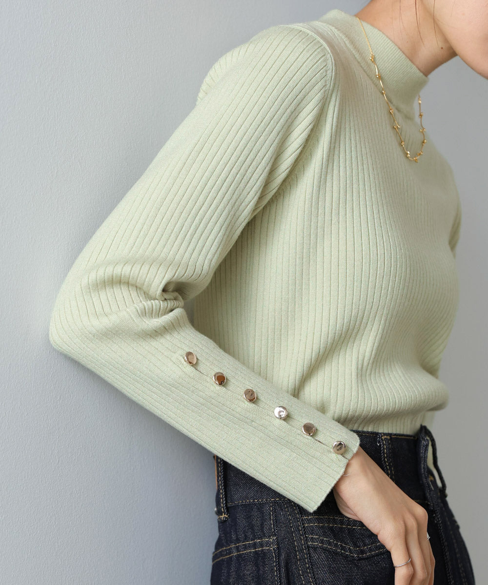 <JP> Blossom Button Ribbed Knit Top * 6色入 <預購>