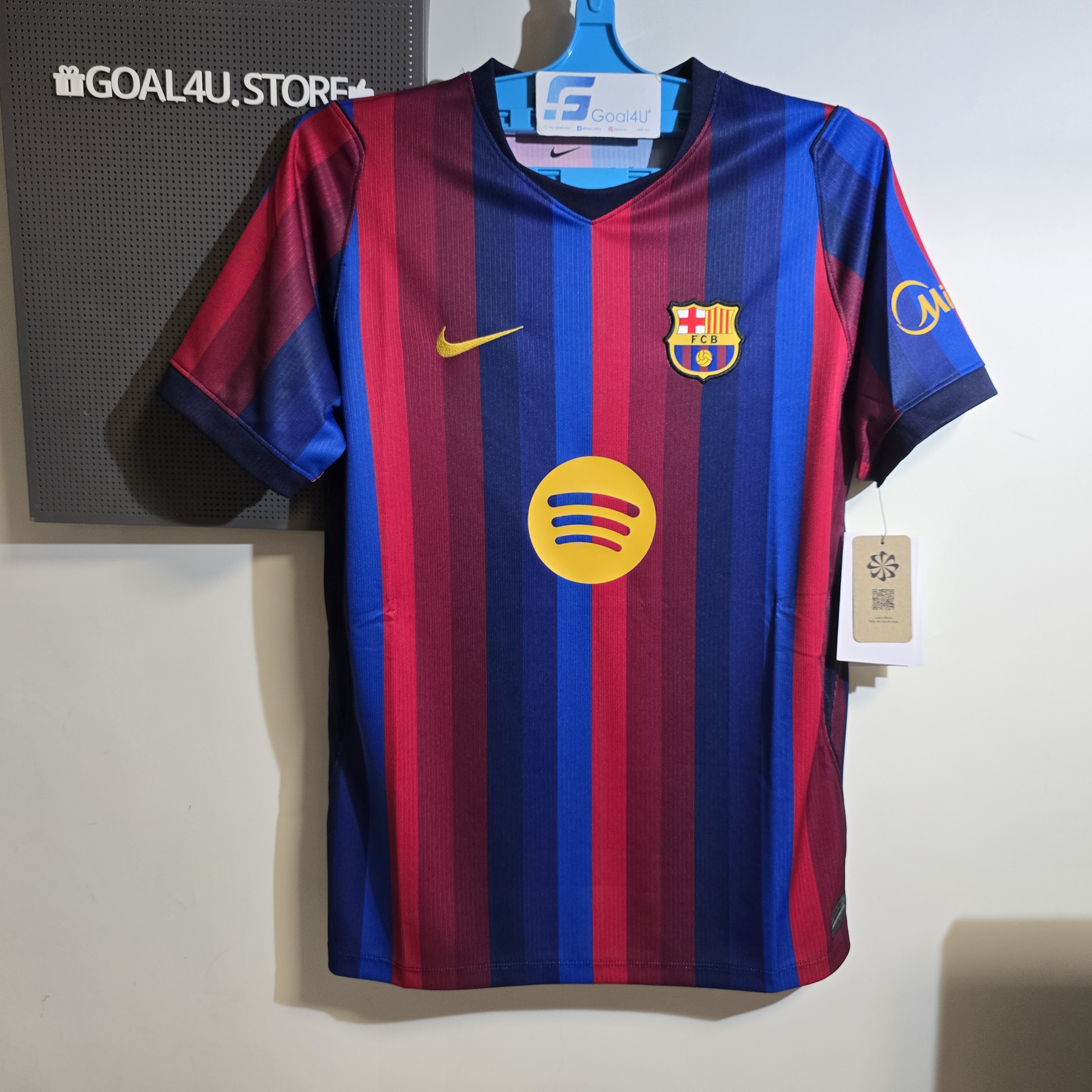 🏟️ 六色漸變 Nike Barcelona 巴塞羅拿 2026-27 主場童裝球迷版球衣 (可加印字章) II1624