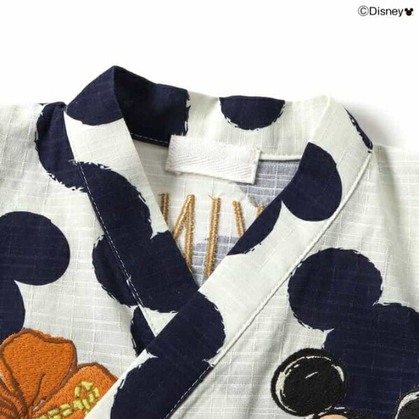 【⭐訂購⭐】🇯🇵日本直送🌀#Disney #Mickey 刺繡圖案甚平套裝［2款選］🌀 [PLCA-0041] [260402]