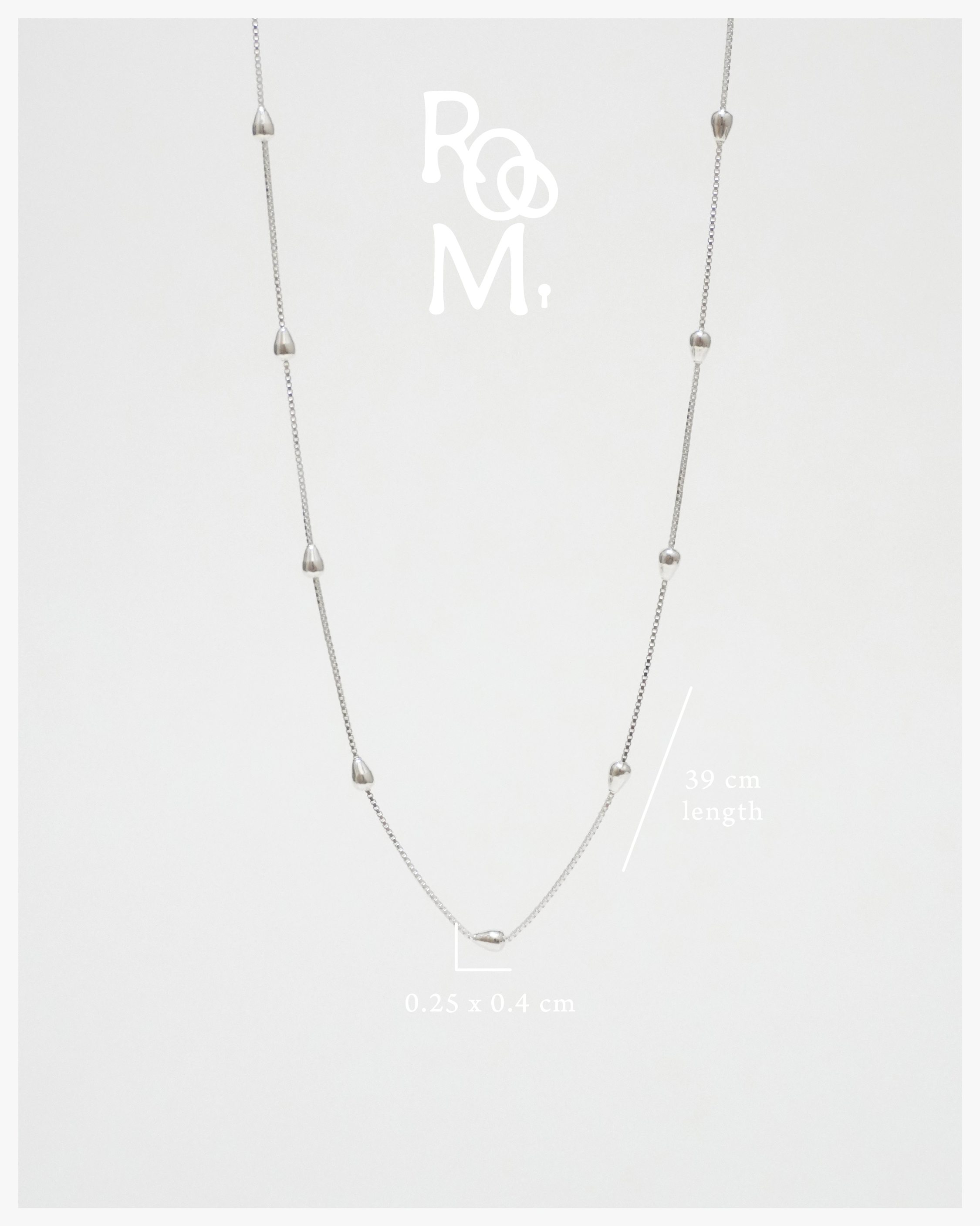 Gentle Ripples Drop Necklace