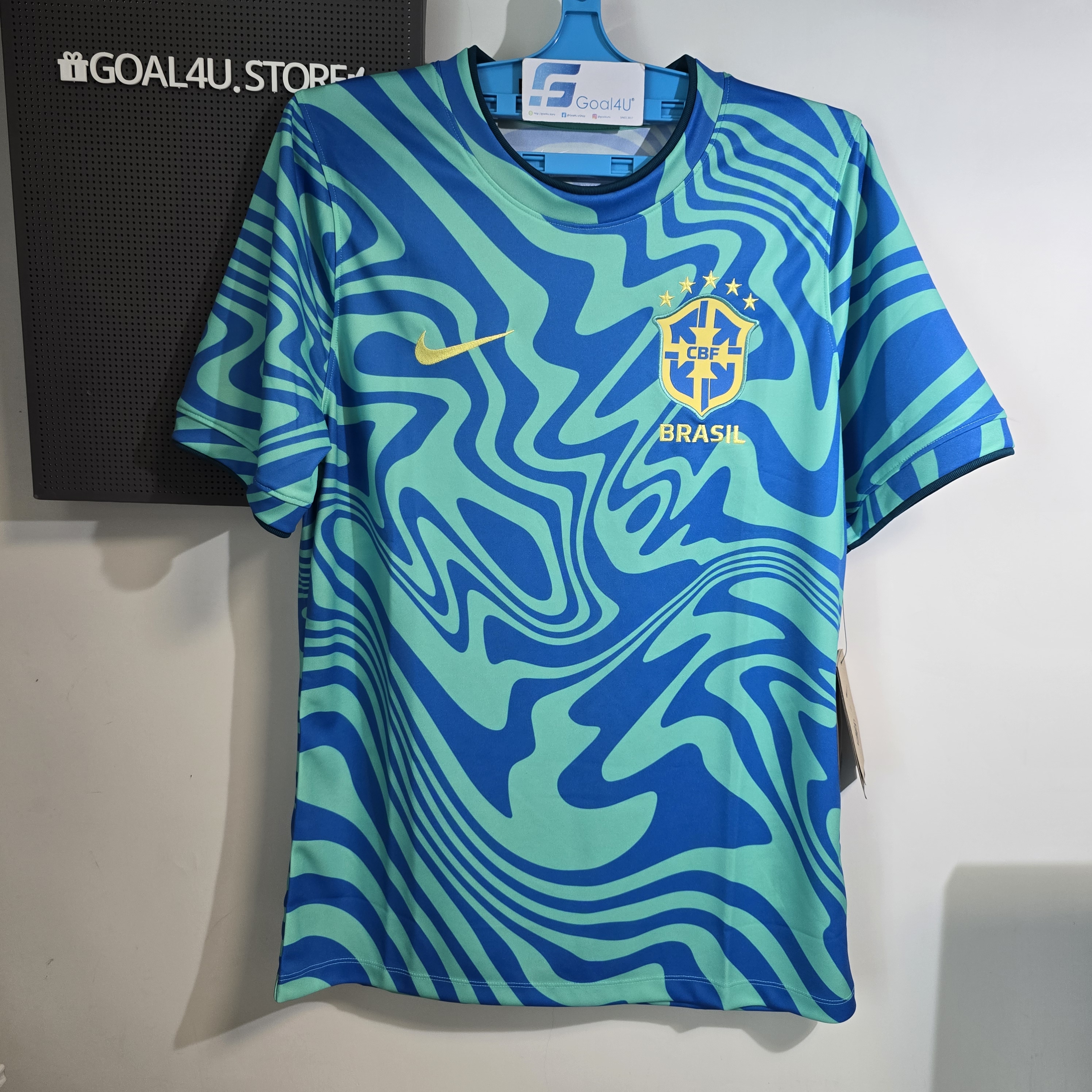 Nike Brazil 巴西 2026 Dri-fit 賽前訓練球衣 (可加印球員版贊助) IH1662